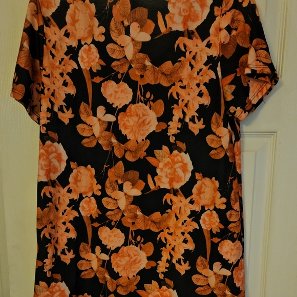 LulaRoe Women's Blue Green Shirt Top Size Medium. - Picture 3 of 4